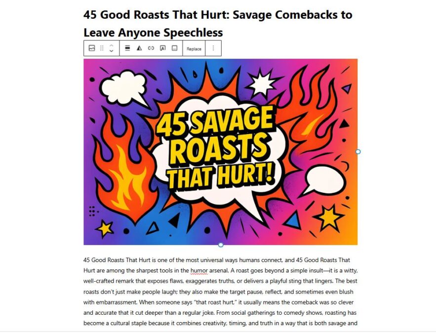 45 Good Roasts That Hurt